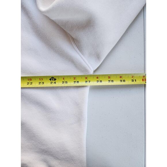 Hollister Hoodie Sweatshirt Mens Large White Heaven Sent Los Angeles Full Zip - Picture 8 of 16